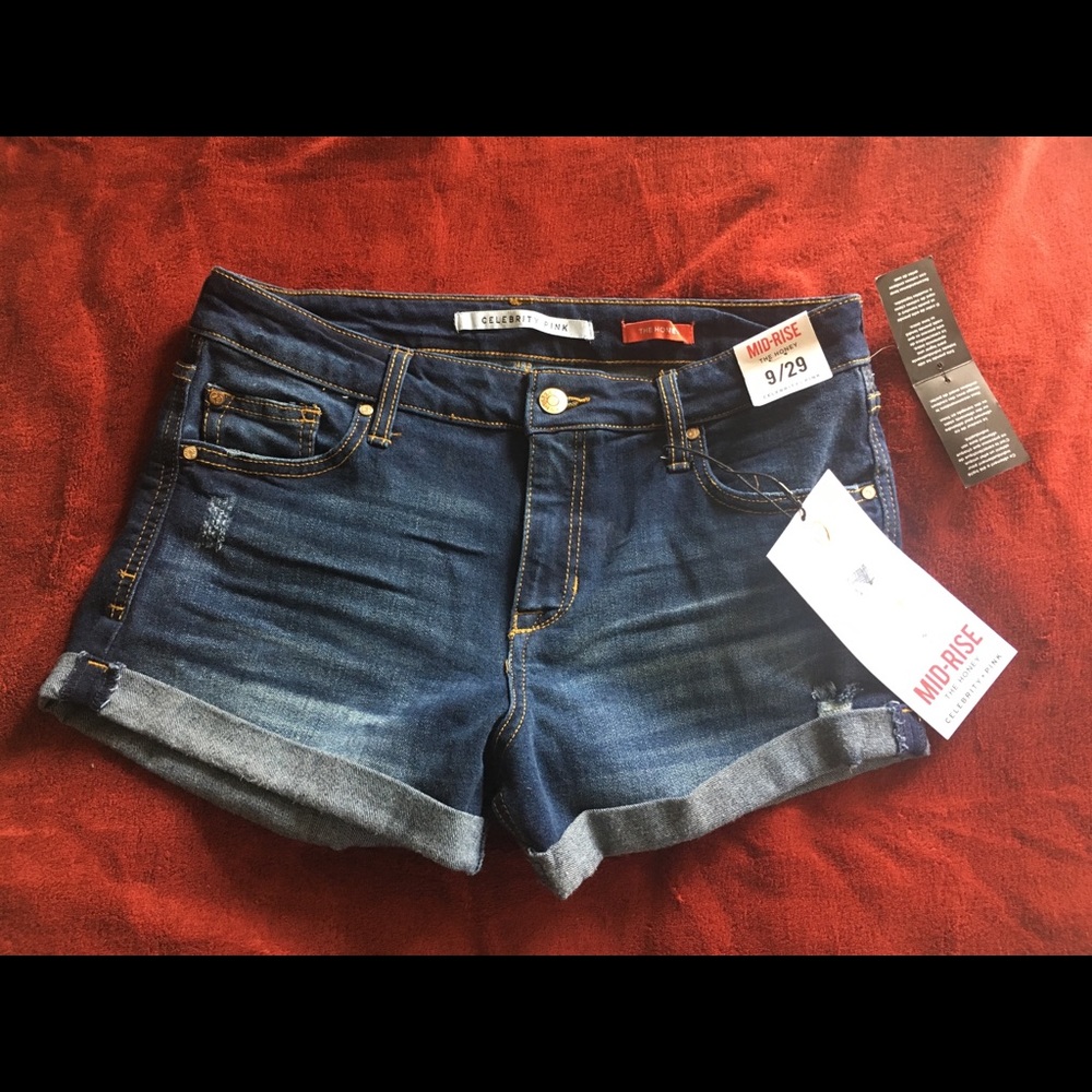 Celebrity Pink denim shorts